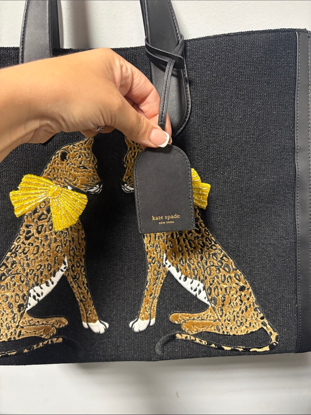 Kate Spade Manhattan Lady Leopard Large Tote - Picture 2 of 6